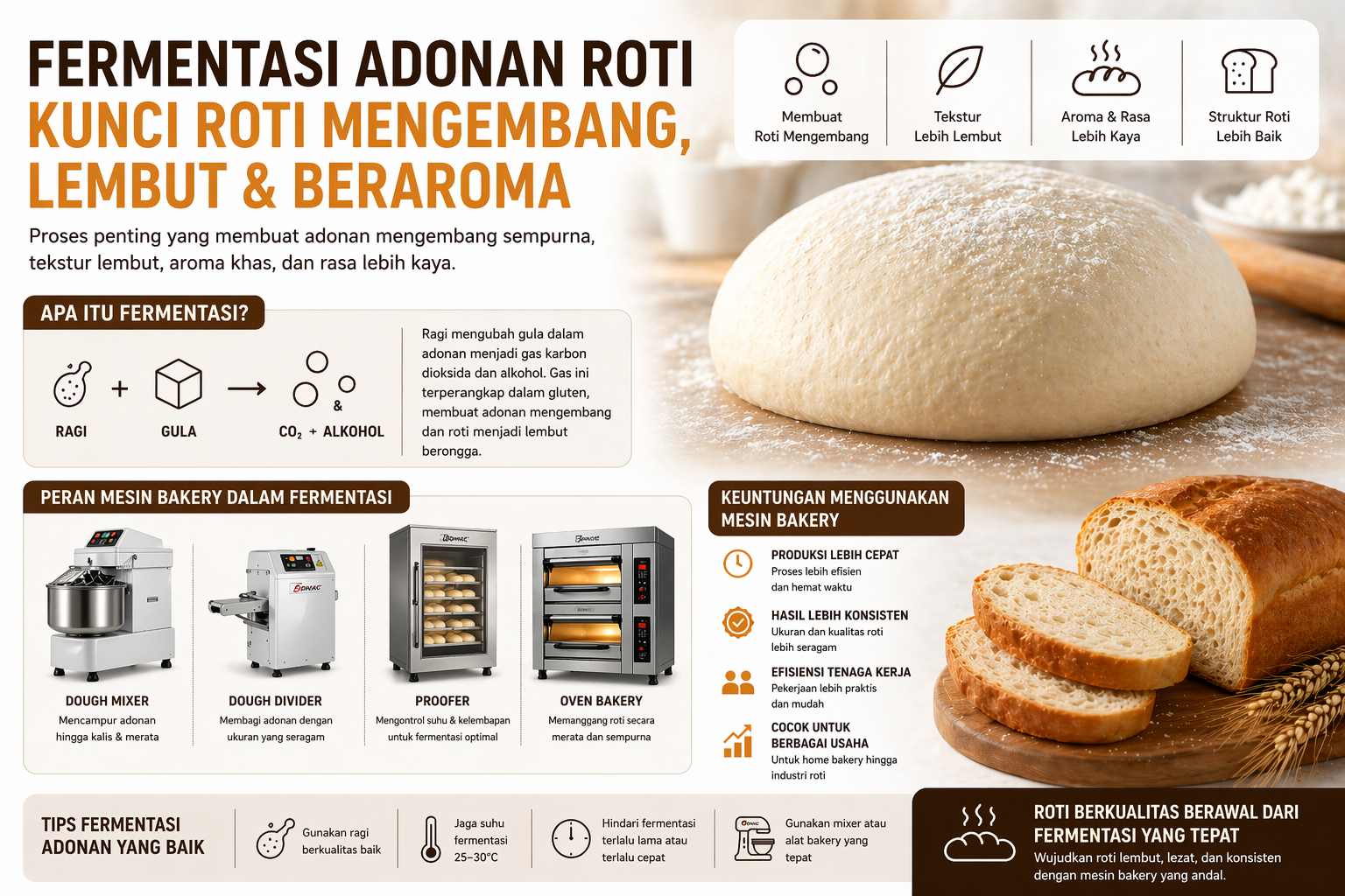 Mengapa Adonan Roti Harus Fermentasi